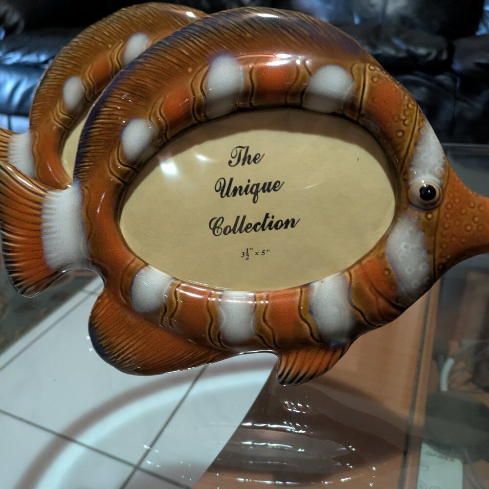 ~NWT Set of Porcelain fish Frames